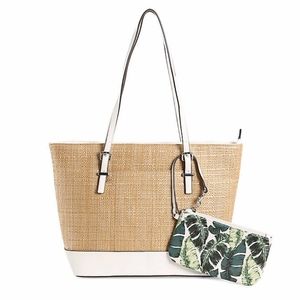 Kelly & Katie Vinna Straw tote bag